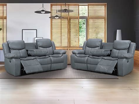 Leather Electric Recliner 3+3 Sofa Set | Comfort Guaranteed