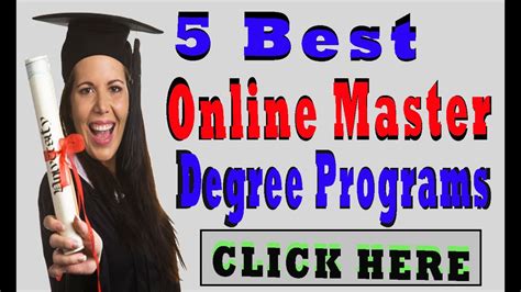 5 Best Online Master in Educational Technology Degree Programs - YouTube