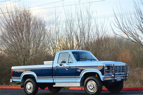 1984 FORD F250 SINGLE CAB XL 4X4 6.9L DIESEL V8 AUTOMATIC ONLY 90K ...