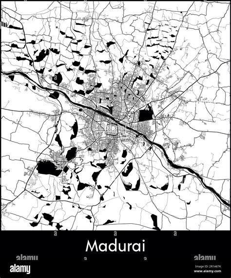 City Map Asia India Madurai vector illustration Stock Vector Image & Art - Alamy