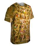 Michelangelo - "Sistine Chapel 2" Mens T-Shirt | Yizzam