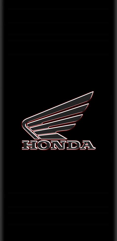 Honda Wing Metal, 3d, black, edge, glow, gris, motorcycle, red, HD ...