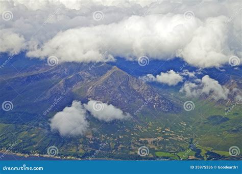 Scottish Western Isles stock photo. Image of clouds, aerial - 35975336