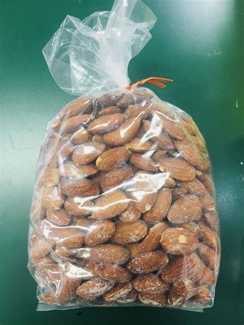 Almonds Natural Salted 16 oz - Zimmerman's Nuts and Candies