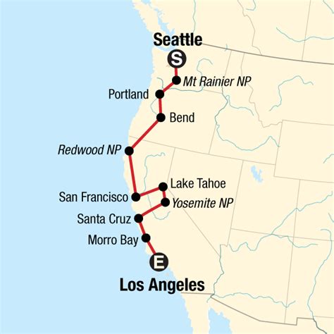 Pacific Coastal Road Trip – Seattle to Los Angeles in United States, North America - G Adventures