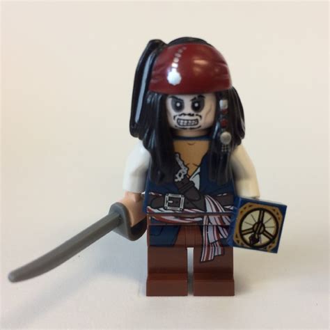 Captain Jack Sparrow Skeleton, LEGO Minifigures, Pirates of the ...