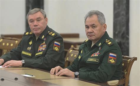 Meeting with Sergei Shoigu and Valery Gerasimov • President of Russia