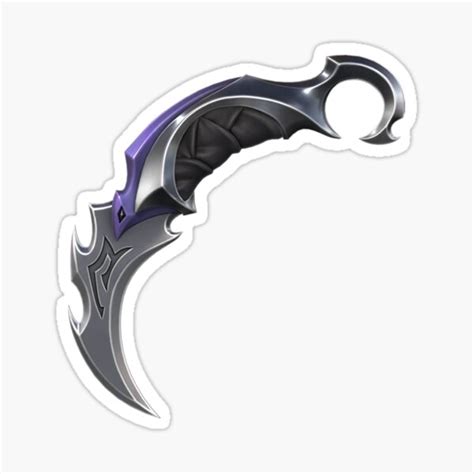 "Reaver Karambit Spray" Sticker for Sale by Krabstyx | Redbubble