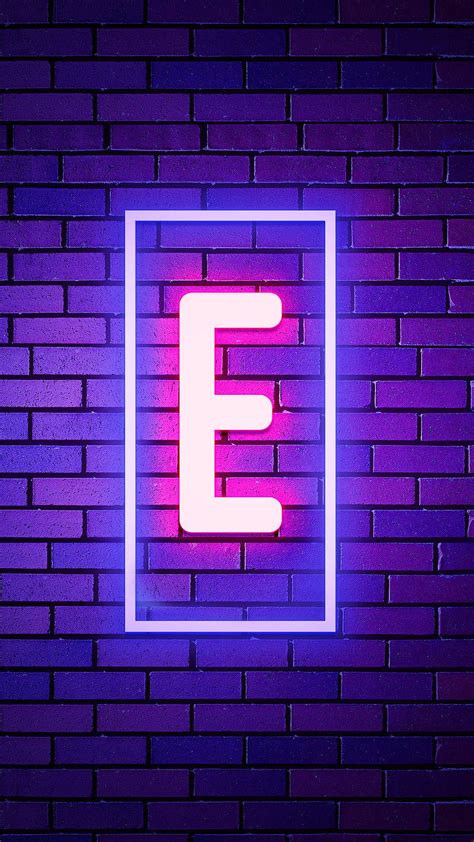 Download Letter E Neon Light Wallpaper | Wallpapers.com