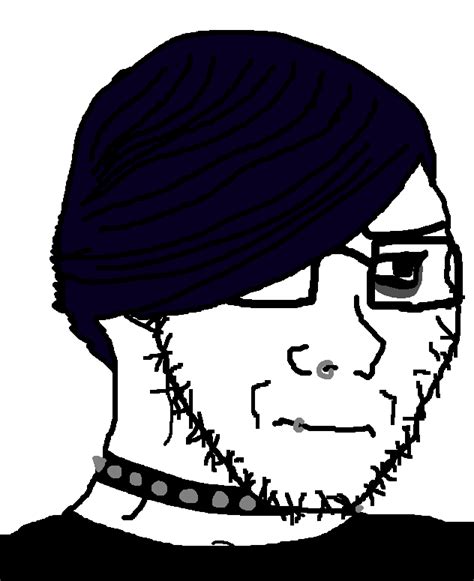 Wojak Soyjak emo | Soy Boy Face / Soyjak | Know Your Meme