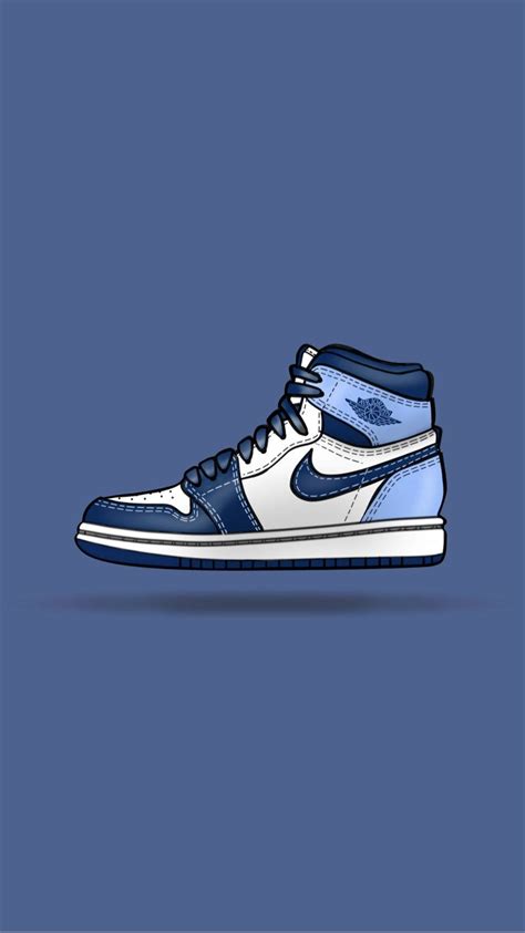 Download Nike Shoes Air Jordan Blue Wallpaper | Wallpapers.com