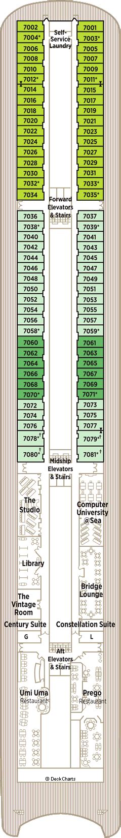 Crystal Serenity Deck Plans: Ship Layout, Staterooms & Map - Cruise Critic