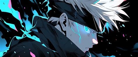 3840x1600 Resolution Satoru Gojo Acid Blue Eyes Jujutsu Kaisen 3840x1600 Resolution Wallpaper ...