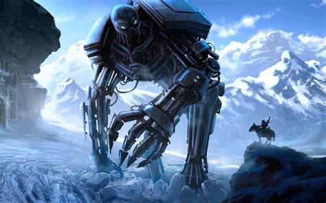 robot-warrior- | Fond d'écran science fiction, Science fiction, Fond écran gratuit
