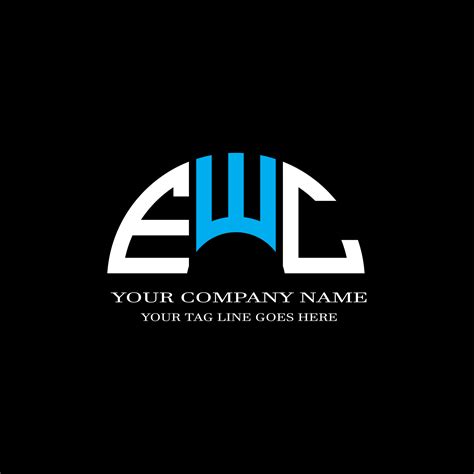 EWC letter logo creative design with vector graphic 7886608 Vector Art at Vecteezy