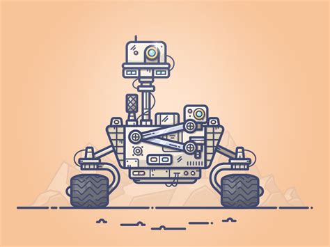 Mars Rover | Mars rover, Curiosity rover, Nasa art