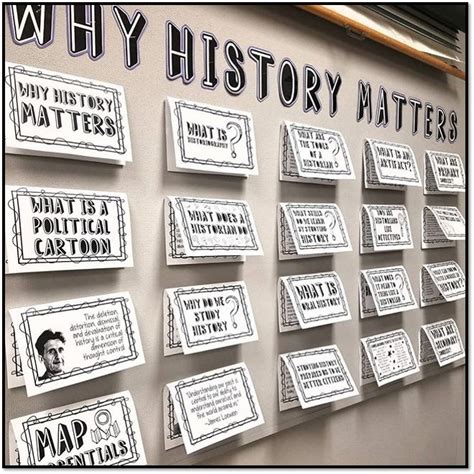 History Classroom Bulletin Board