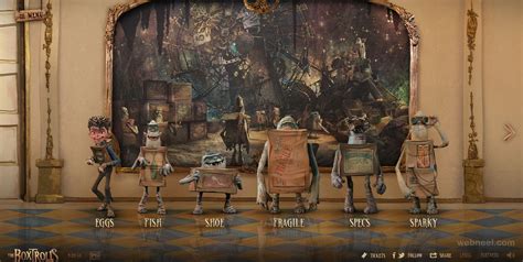 The Boxtrolls - 3D Stop Motion Animation Movie Character Designs ...