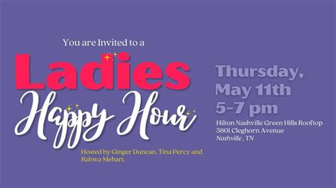 Happy Hour in Green Hills, Hilton Nashville Green Hills (Nashville, TN), 11 May 2023 | AllEvents.in