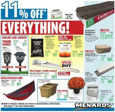 Menards - Mitchell, SD - Hours & Weekly Ad