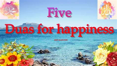 Five Beautiful Duas for happiness with audio