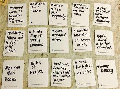 Cah Blank Card Ideas | Cards against humanity game, Diy cards against ...