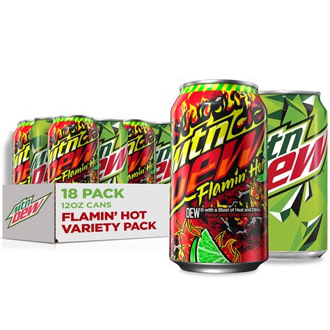 Buy ain Dew Flamin Hot Variety Pack LTO, Original & Flamin Hot, 12oz ...