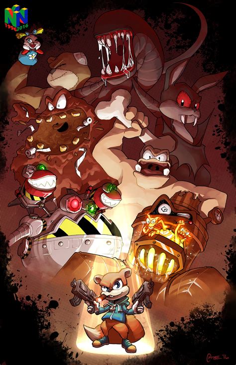 Nintendo 64 20th Anniversary Tribute: Conker’s Bad Fur Day | Game-Art-HQ