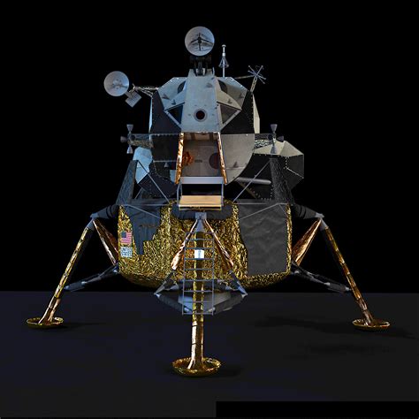 Lunar module apollo 11 3D model - TurboSquid 1195735