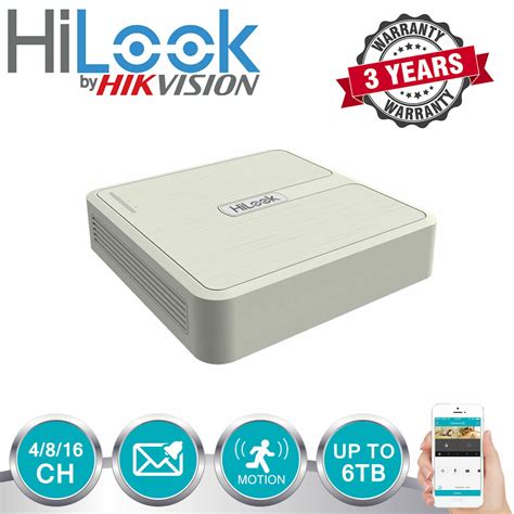 HIKVISION HILOOK DVR 4 8 CH TURBO HD 1080P 2MP HDMI VGA CCTV Video Recorder DIY | eBay