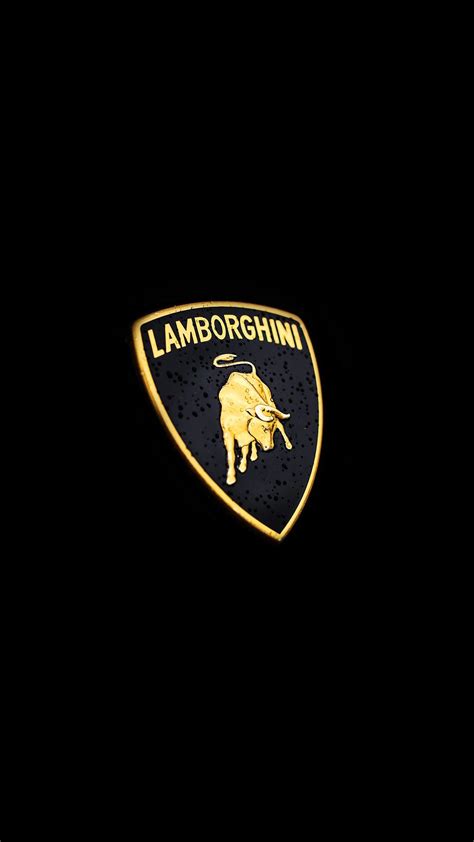 Lamborghini Logo Black Background Smartphone Wallpaper and Lockscreen HD Check more at https ...