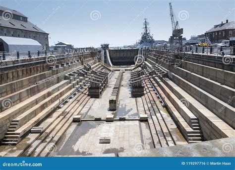 Dry Dock Where Large Old Ships Were Built Stock Photo - Image of ships, dock: 119297716