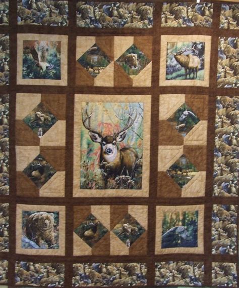 Fabric panel quilts | Panel quilt patterns, Fabric panel quilts, Quilts