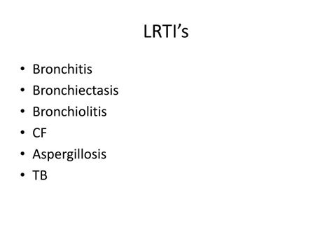 PPT - LRTI PowerPoint Presentation, free download - ID:2044420