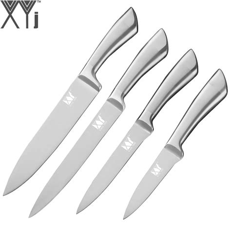 XYj Best Stainless Steel Knives Hot Sale Cooking Knife 4 Piece Set Good ...