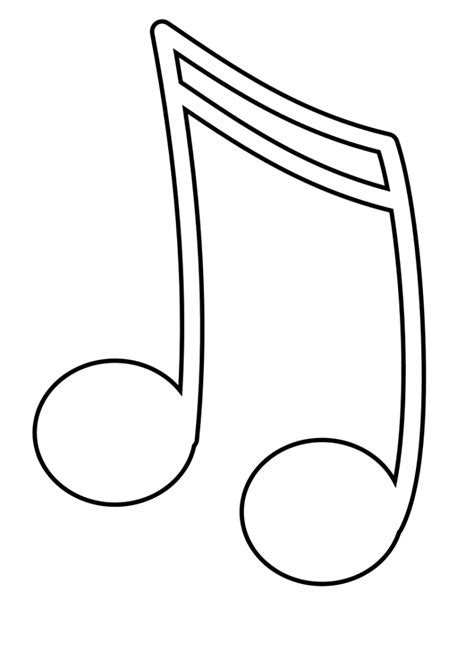 Free Printable Music Note Coloring Pages For Kids | Music coloring ...