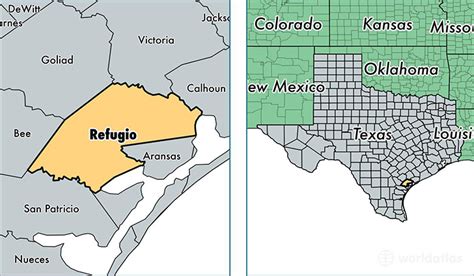 Refugio County, Texas / Map of Refugio County, TX / Where is Refugio ...