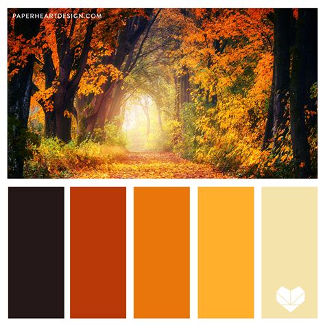 Color Palette: Forest Floor — Paper Heart Design