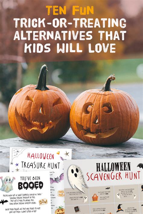 10 Fun Trick-or-Treating Alternatives That Your Kids will Love – Print GoGo