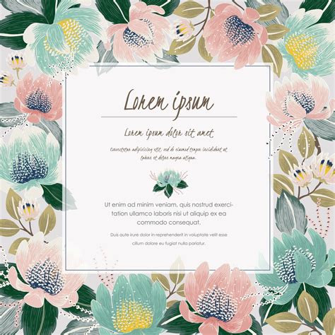 Pin by Wedding Invitation on Wedding Invitation 12 | Floral border ...