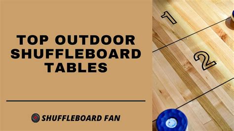 5 Fantastic Outdoor Shuffleboard Table Options – Shuffle Board Fan: The ...