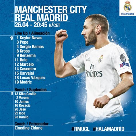 Man City v Real Madrid starting line-ups - ITV News