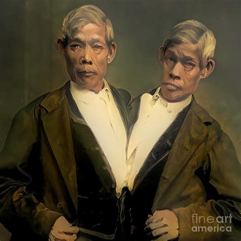 Circus Sideshow Chang and Eng Bunker Siamese Twins 20210220 square Photograph by Wingsdomain Art ...