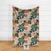 BOHO Tropical Fabric | Spoonflower