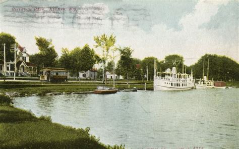 Riverside Park | Postcard | Wisconsin Historical Society