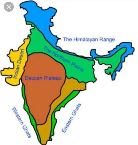 Where is Deccan Plateau in India map - Brainly.in