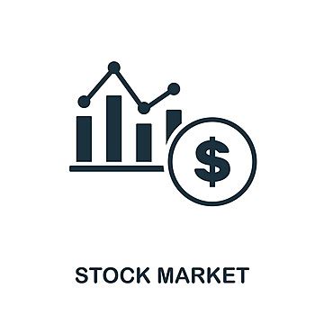 Stock Market Icons On White Background Vector Business Sign Vector ...