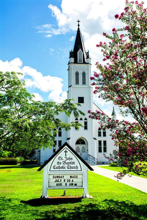 St. John the Baptist Catholic Church Photograph by Faith Burns - Fine Art America