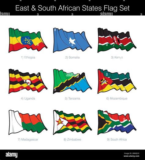 Flag kenya Stock Vector Images - Alamy