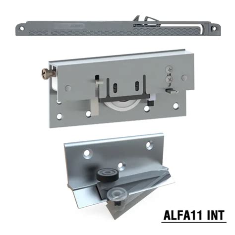 ALFA 11 Sliding door mechanism with 2 door - Mesan Plastik ve Metal